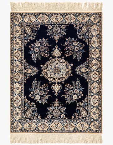 3' 2 x 4' 2 Hand Knotted Nain Rug