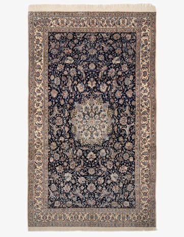 7' 1 x 11' 6 Hand Knotted Nain Persian Rug