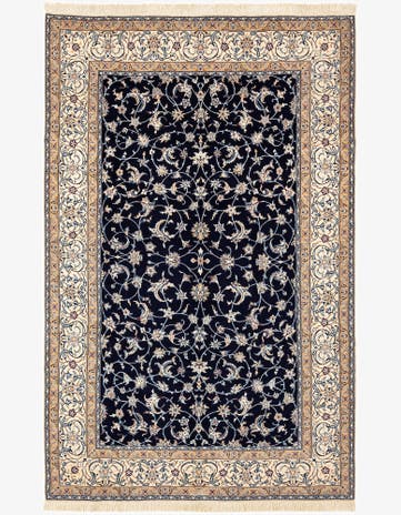 5' 10 x 9' 2 Hand Knotted Nain Rug