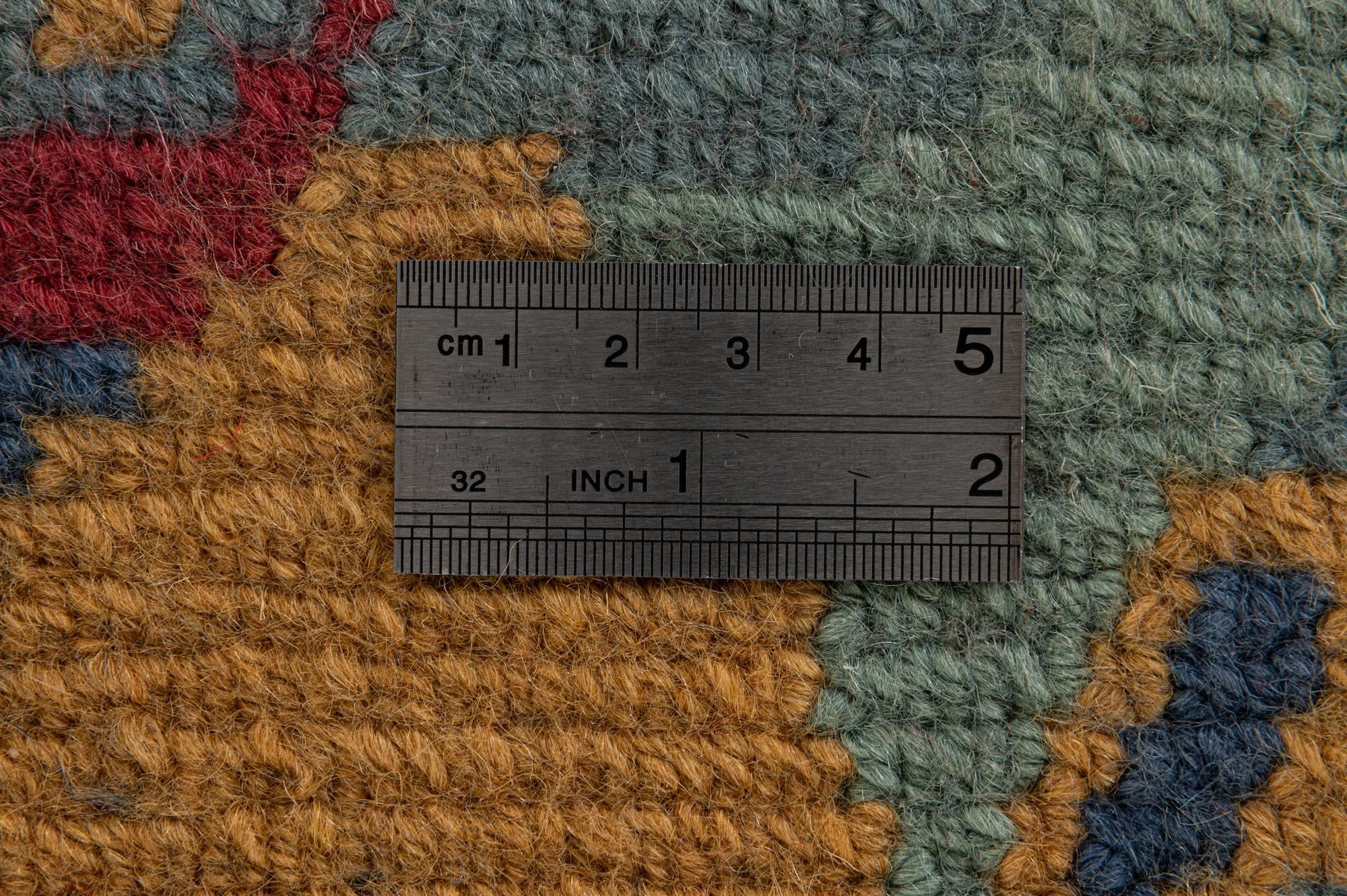 4' 1 x 5' 8 Hand Knotted Nepal Wool Rug
