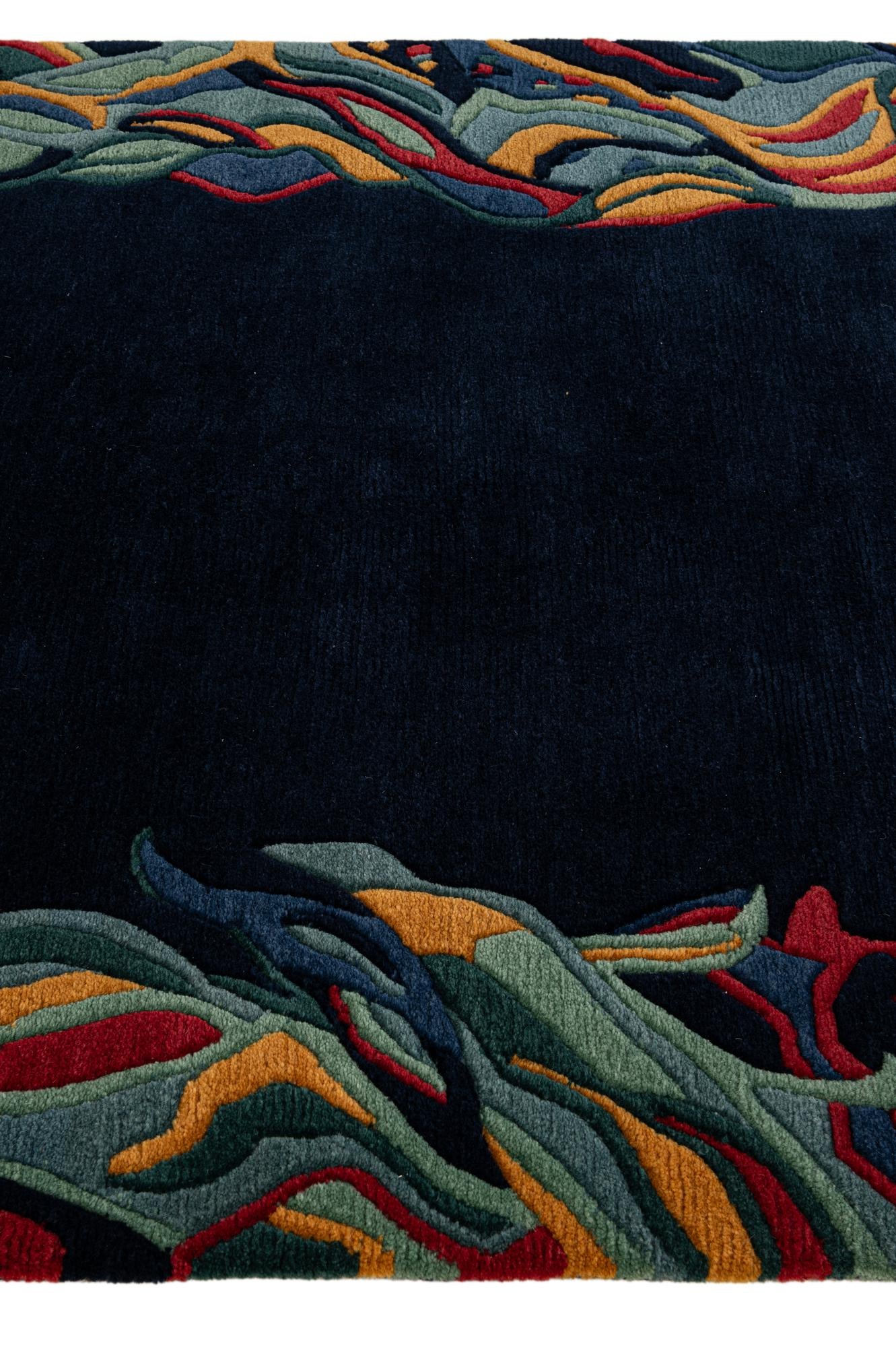 4' 1 x 5' 8 Hand Knotted Nepal Wool Rug