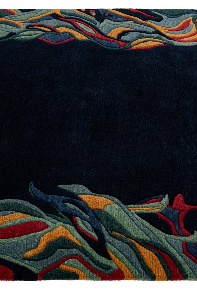 Detail image of 4' 1 x 5' 8 Hand Knotted Nepal Wool Rug