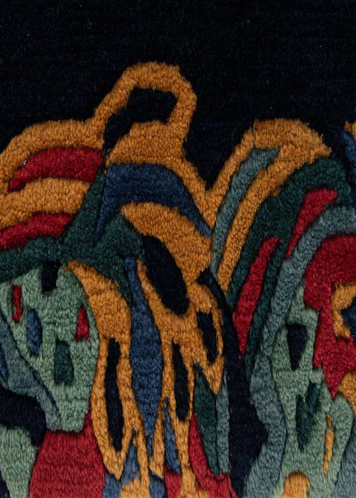 4' 1 x 5' 8 Hand Knotted Nepal Wool Rug