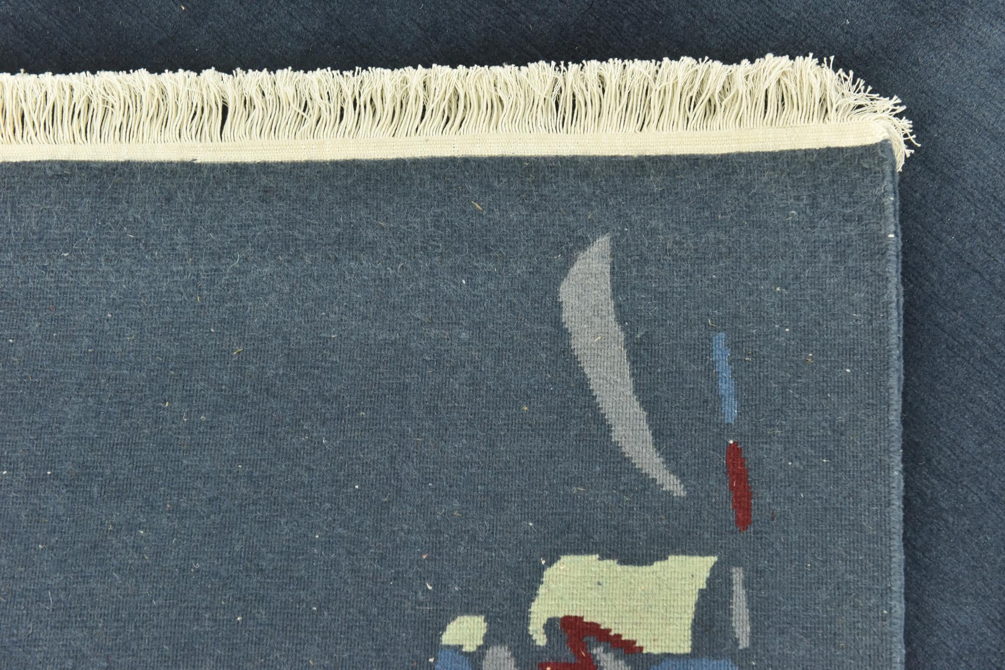 5' 8 x 8' Hand Knotted Nepal Wool Rug
