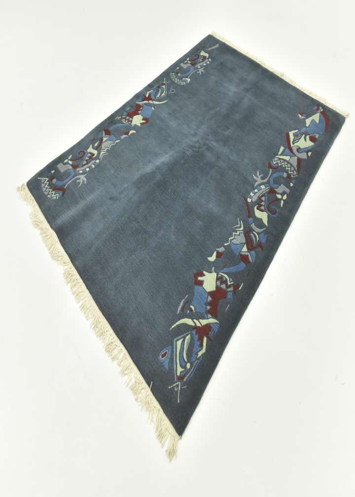 5' 8 x 8' Hand Knotted Nepal Wool Rug