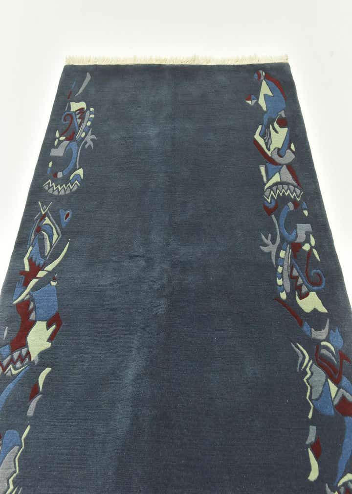5' 8 x 8' Hand Knotted Nepal Wool Rug