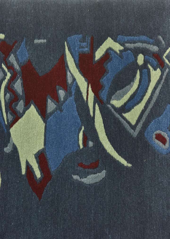 5' 8 x 8' Hand Knotted Nepal Wool Rug