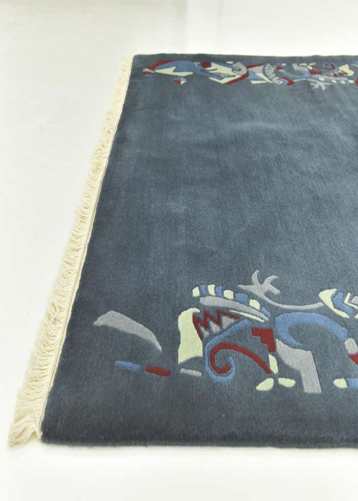 5' 8 x 8' Hand Knotted Nepal Wool Rug