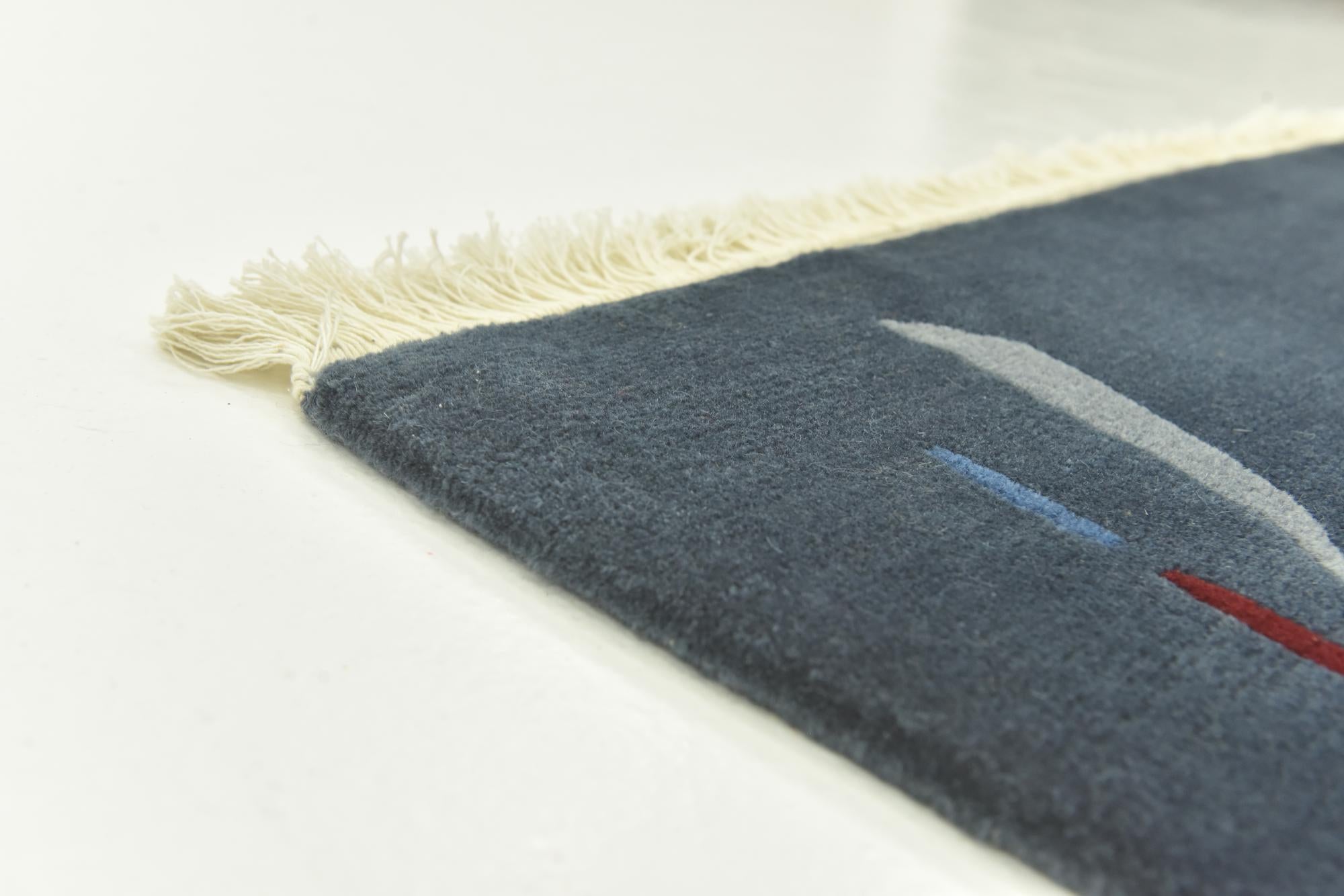 5' 8 x 8' Hand Knotted Nepal Wool Rug
