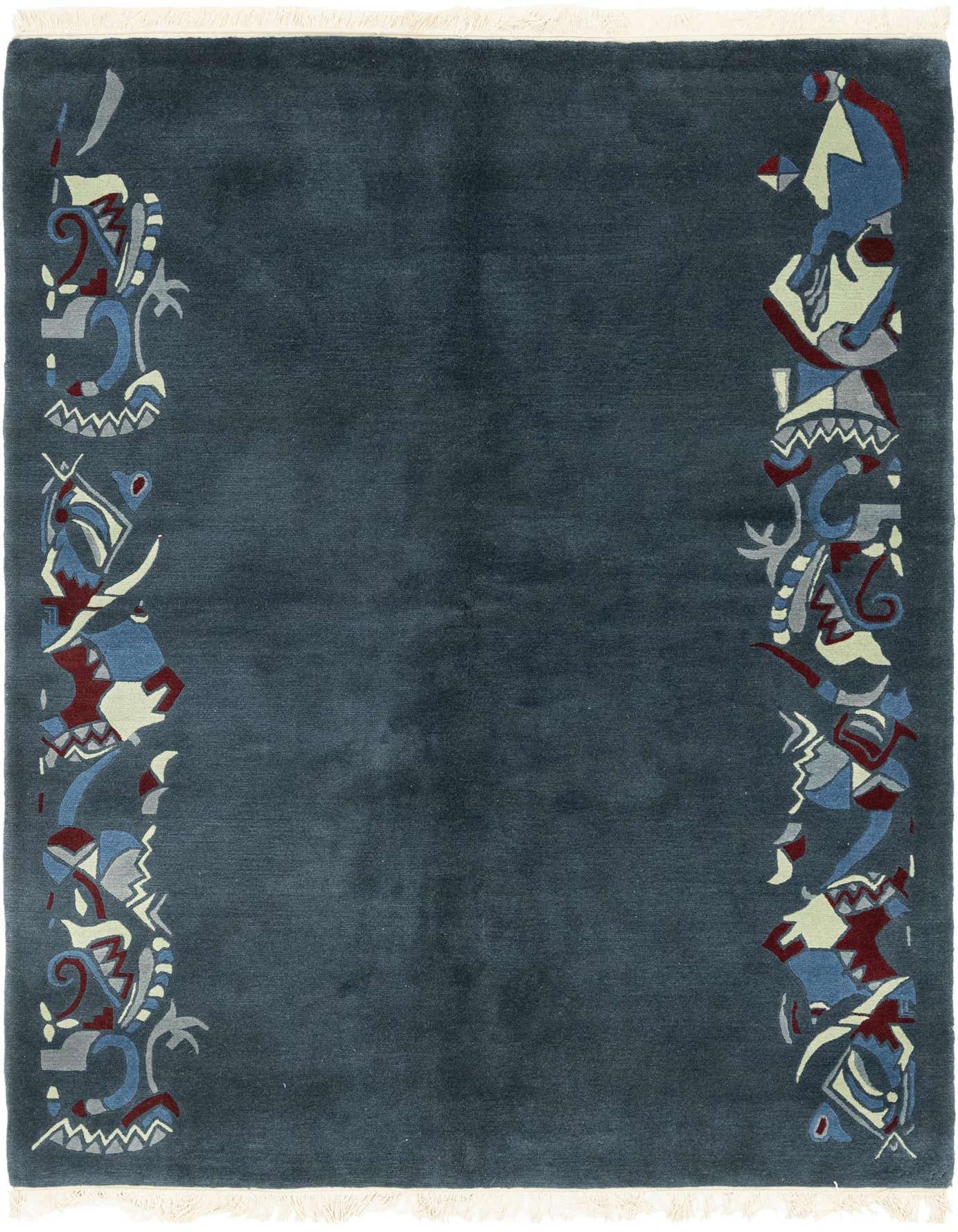 5' 8 x 8' Hand Knotted Nepal Wool Rug