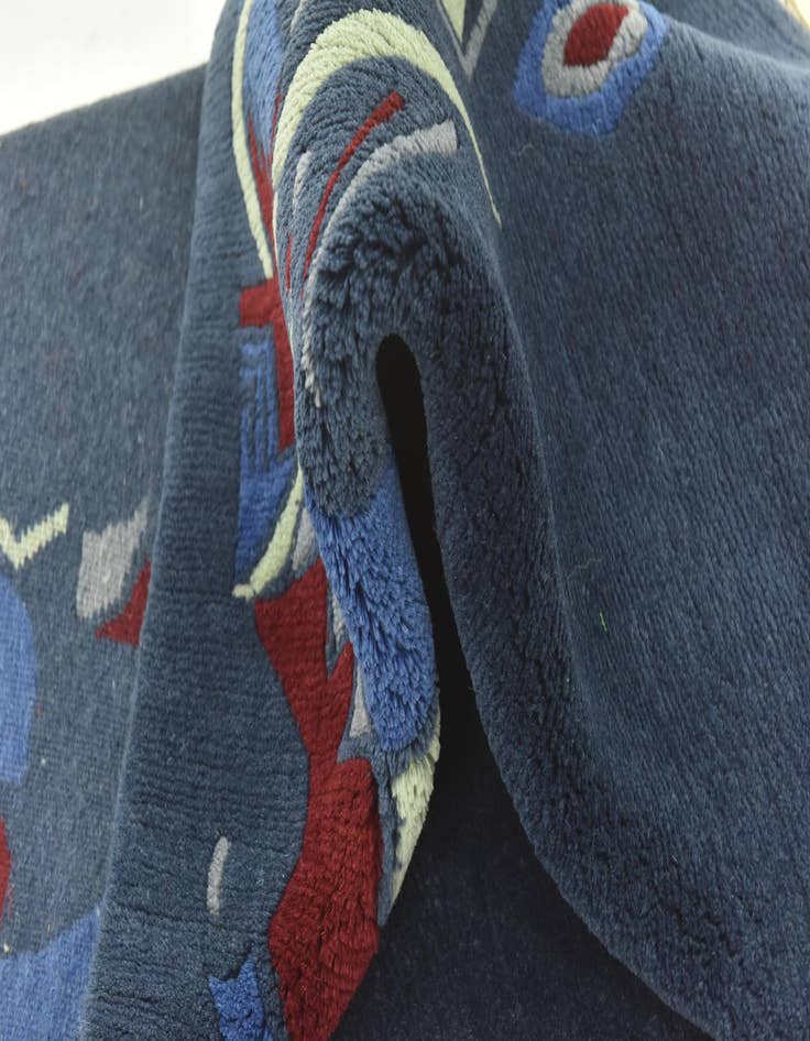 Detail image of 5' 8 x 7' 8  Hand Knotted Nepal Wool Rug