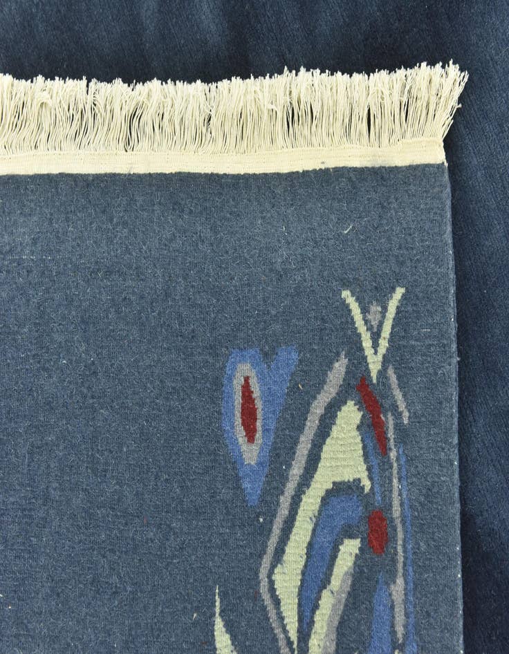 Detail image of 5' 8 x 7' 8  Hand Knotted Nepal Wool Rug