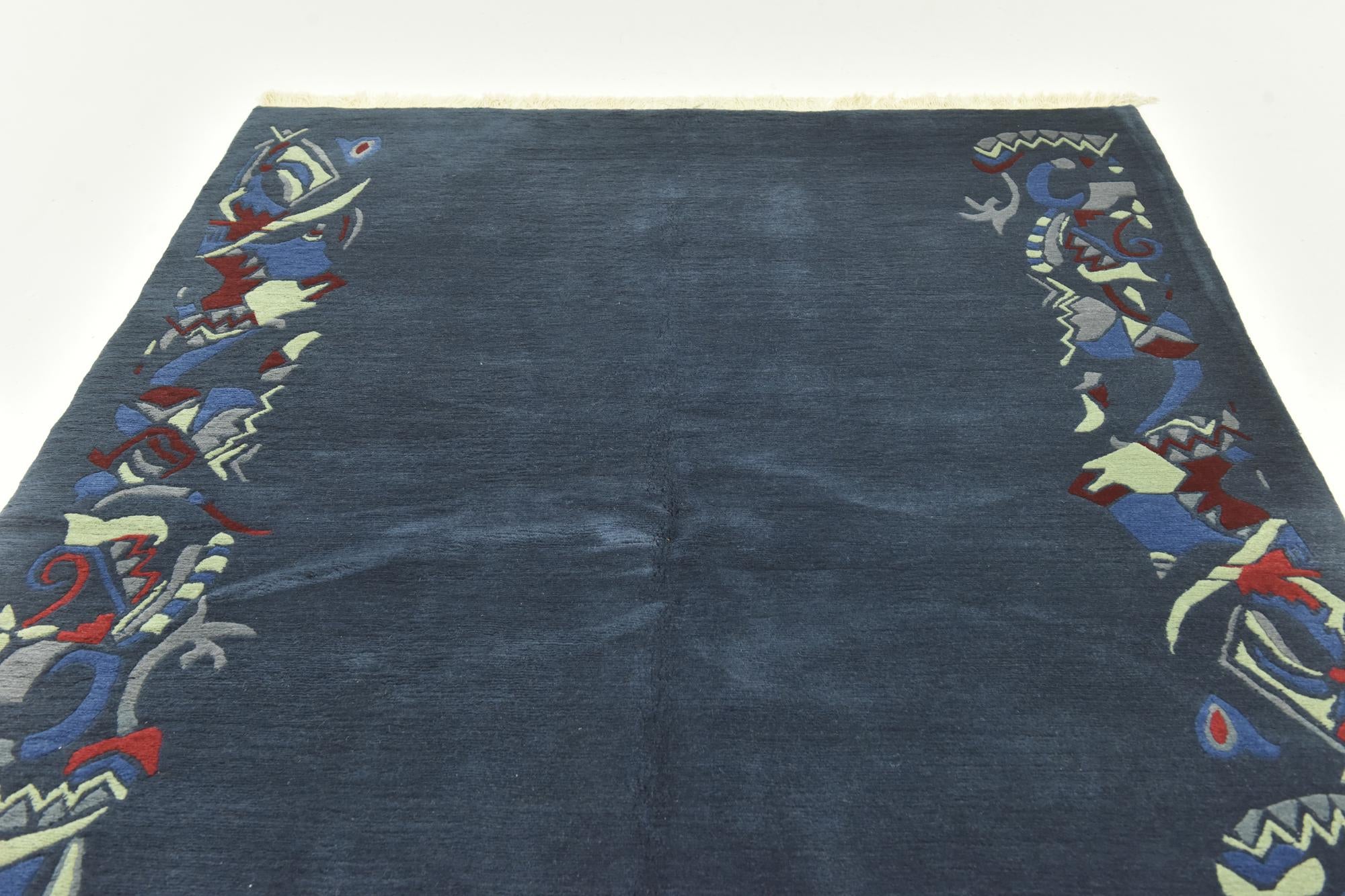 175cm x 235cm anudado a mano nepal Alfombra Lana