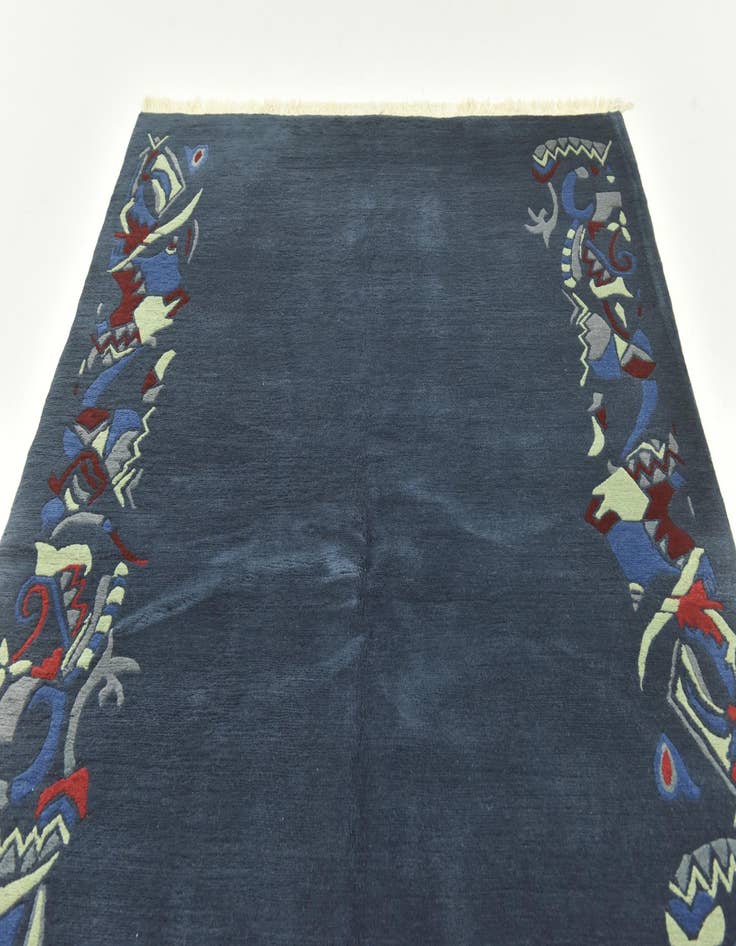 Detail image of 5' 8 x 7' 8  Hand Knotted Nepal Wool Rug