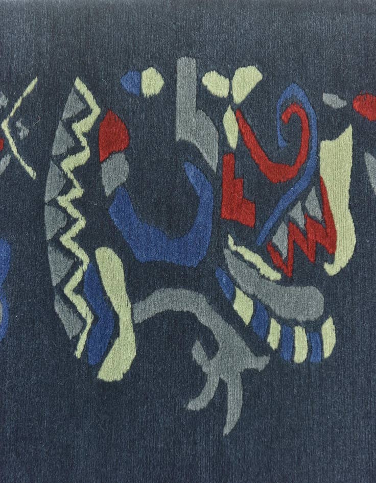 Detail image of 5' 8 x 7' 8  Hand Knotted Nepal Wool Rug