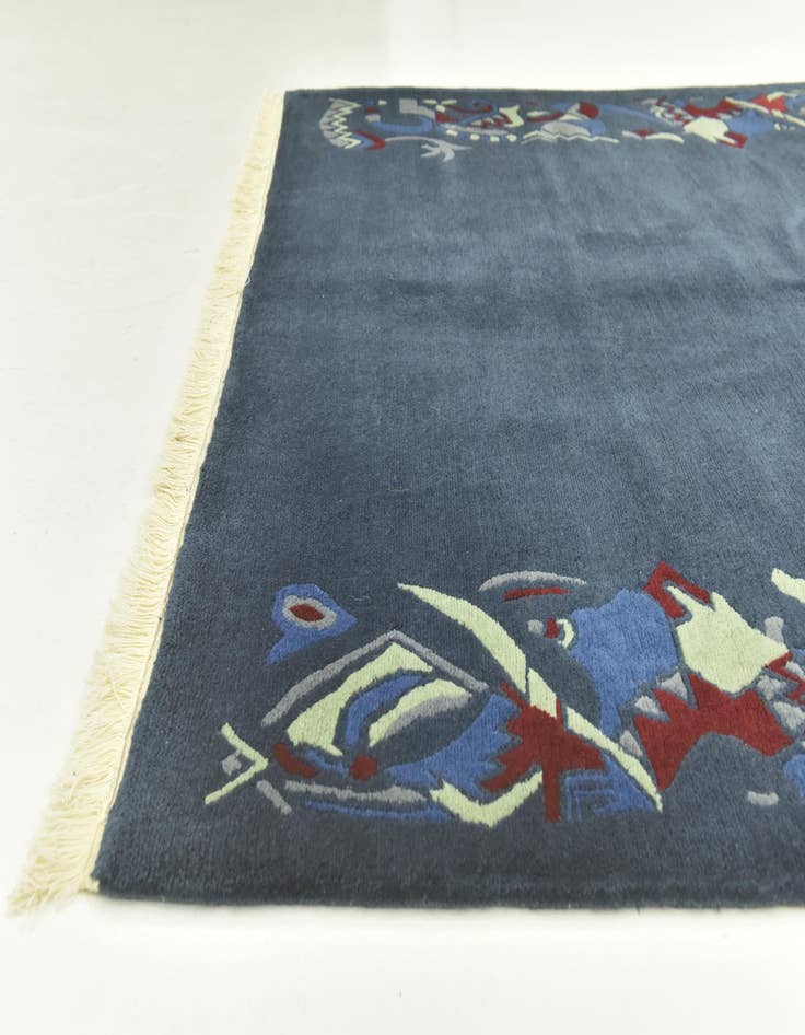 Detail image of 5' 8 x 7' 8  Hand Knotted Nepal Wool Rug