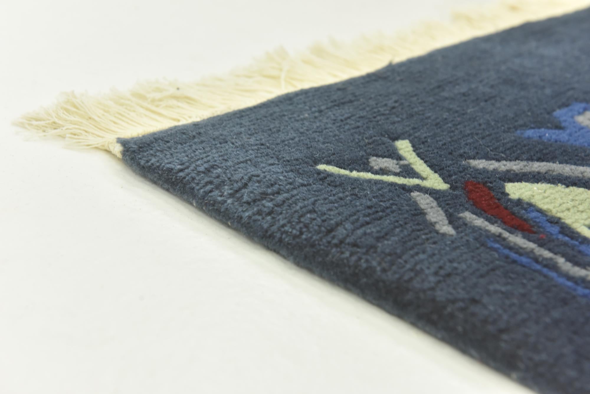 175cm x 235cm anudado a mano nepal Alfombra Lana