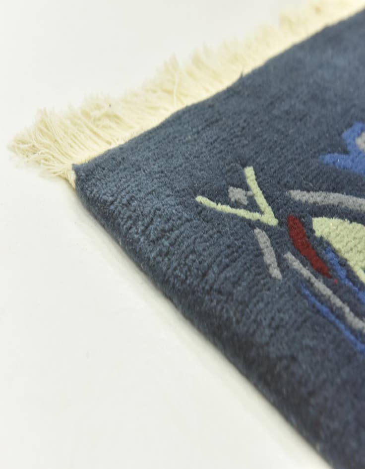 Detail image of 5' 8 x 7' 8  Hand Knotted Nepal Wool Rug