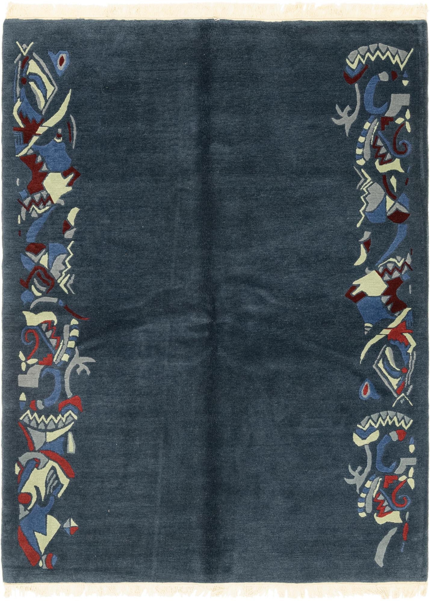 175cm x 235cm anudado a mano nepal Alfombra Lana