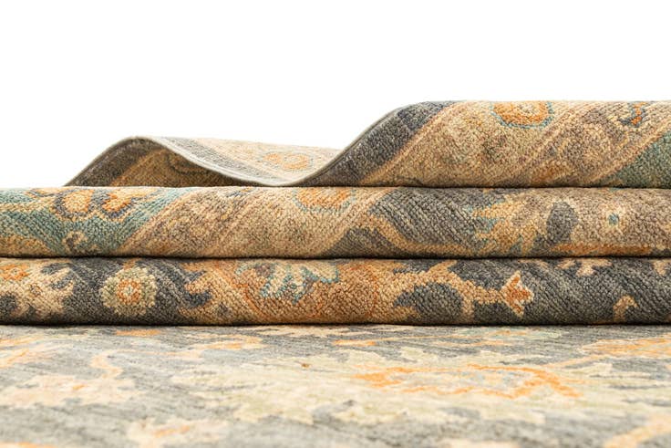 Detail image of 8' 2 x 10' Hand Knotted Oushak Rug