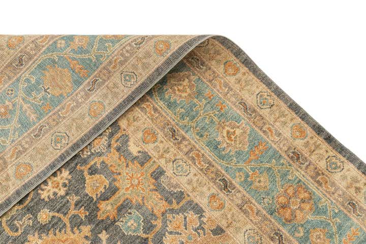 8' 2 x 10' Hand Knotted Oushak Rug