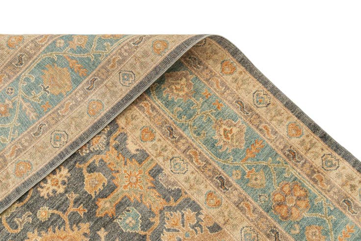 Detail image of 8' 2 x 10' Hand Knotted Oushak Rug