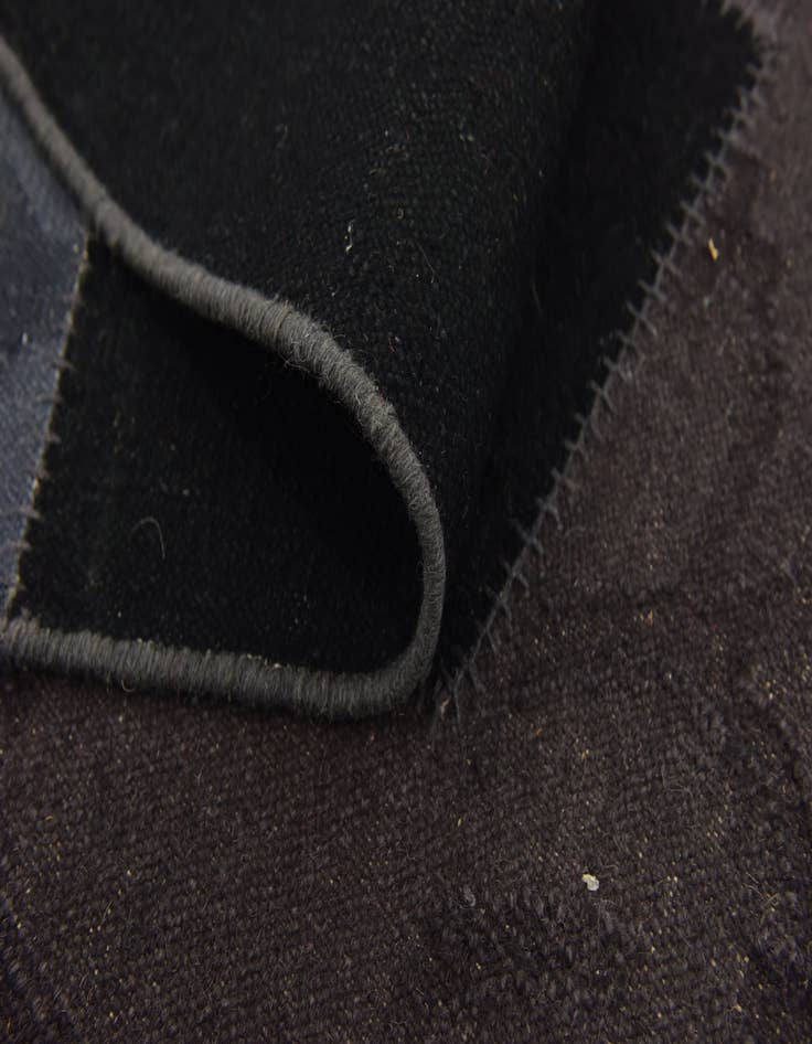 Detail image of 7' 2 x 9' 10 Hand Woven Patchwork Wool Rug