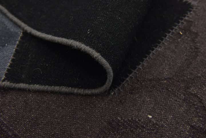 7' 2 x 9' 10 Hand Woven Patchwork Wool Rug