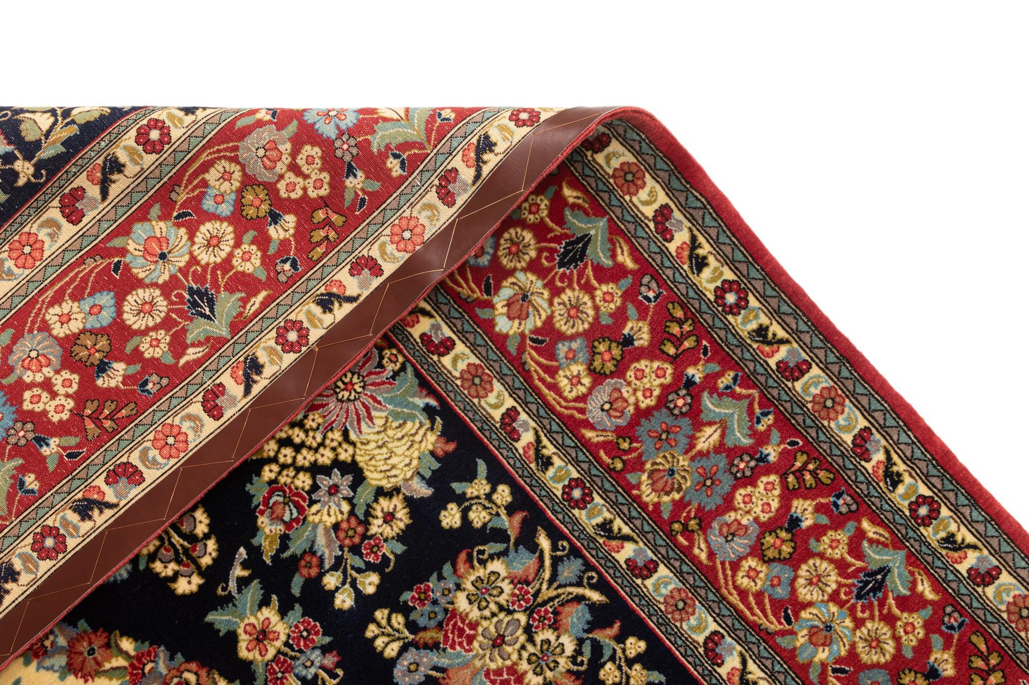6' 8 x 10' Hand Knotted Qom Persian Rug