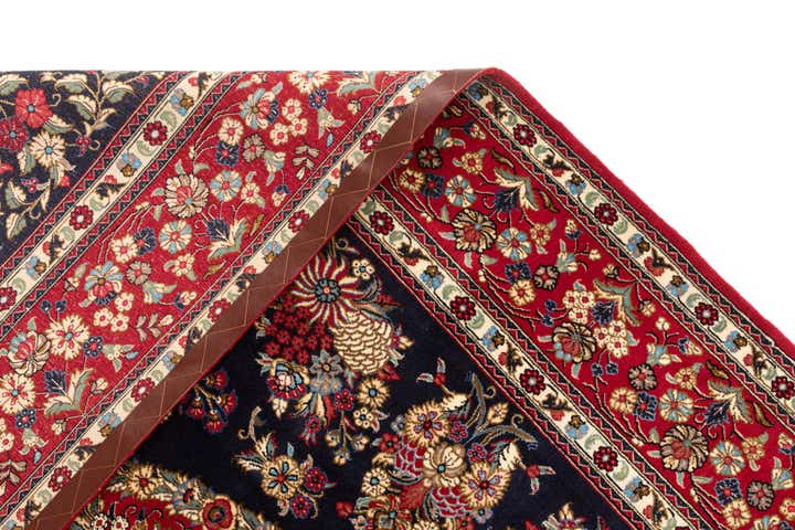 6' 6 x 10' Hand Knotted Qom Persian Rug
