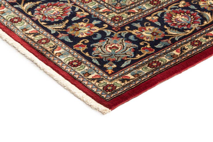 Detail image of 6' 7 x 9' 8 Hand Knotted Qom Persian Rug