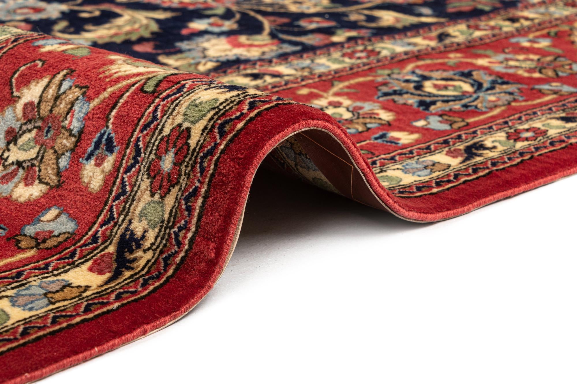 6' 8 x 9' 11 Hand Knotted Qom Persian Rug