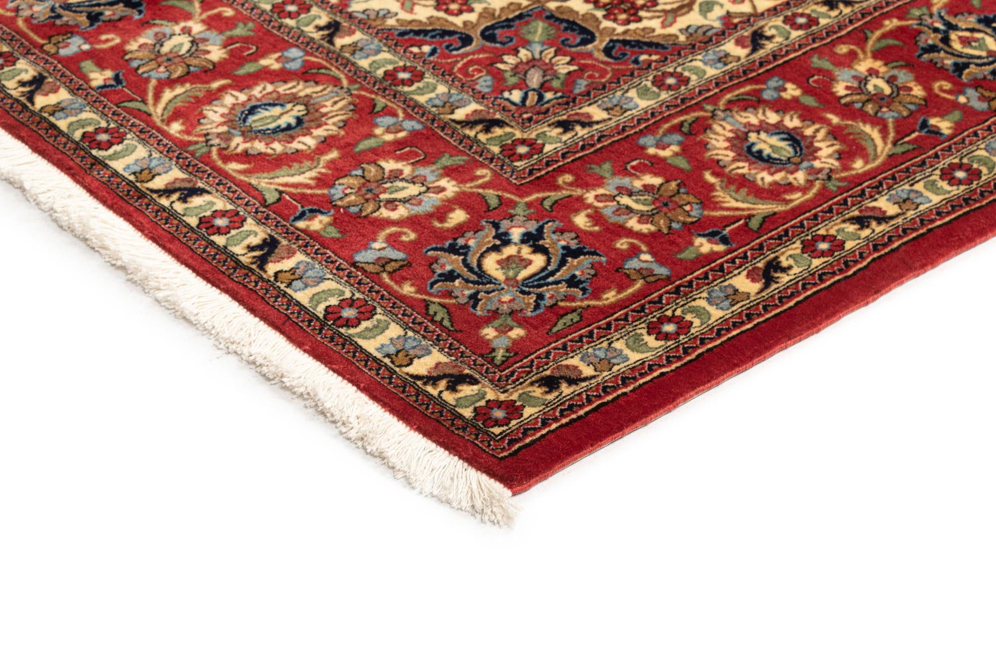 6' 8 x 9' 11 Hand Knotted Qom Persian Rug