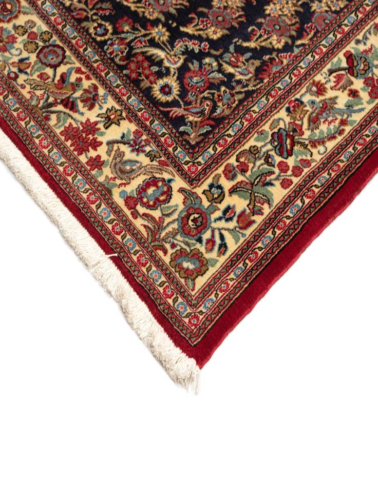 Detail image of 4' 7 x 6' 9  Hand Knotted Qom Persian Rug