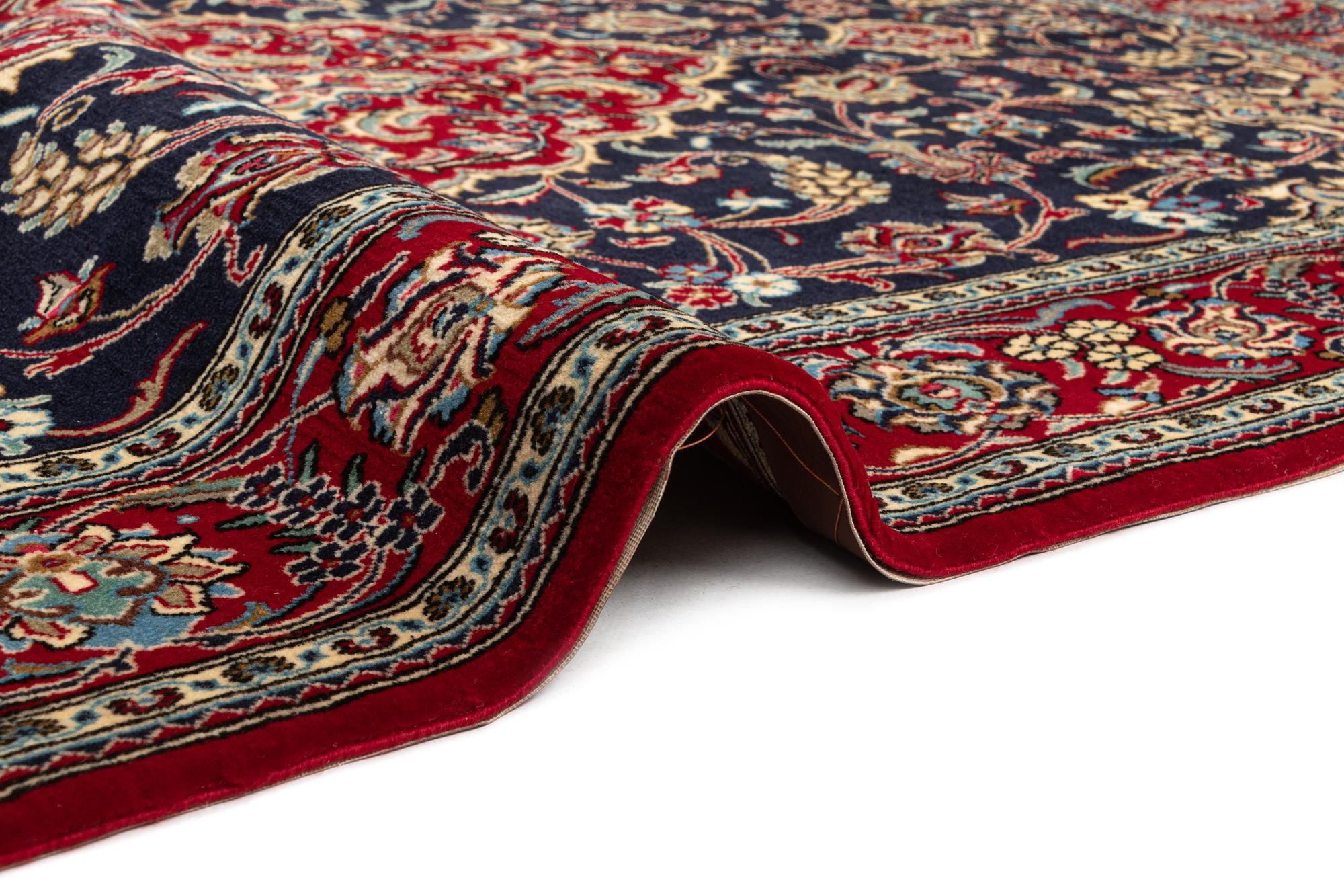 4' 8 x 6' 9 Hand Knotted Qom Persian Rug