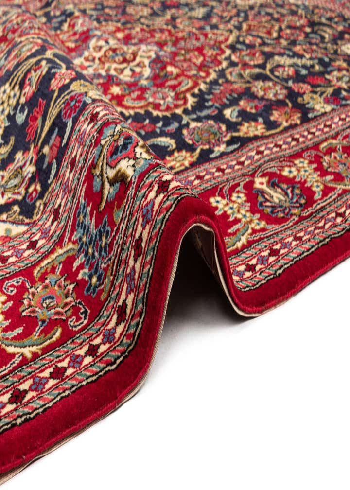 4' 9 x 6' 11 Hand Knotted Qom Persian Rug