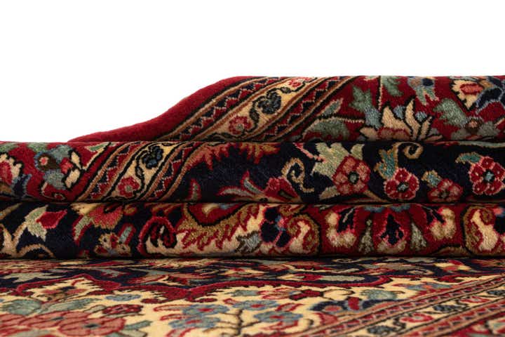 4' 8 x 7' 1 Hand Knotted Qom Persian Rug