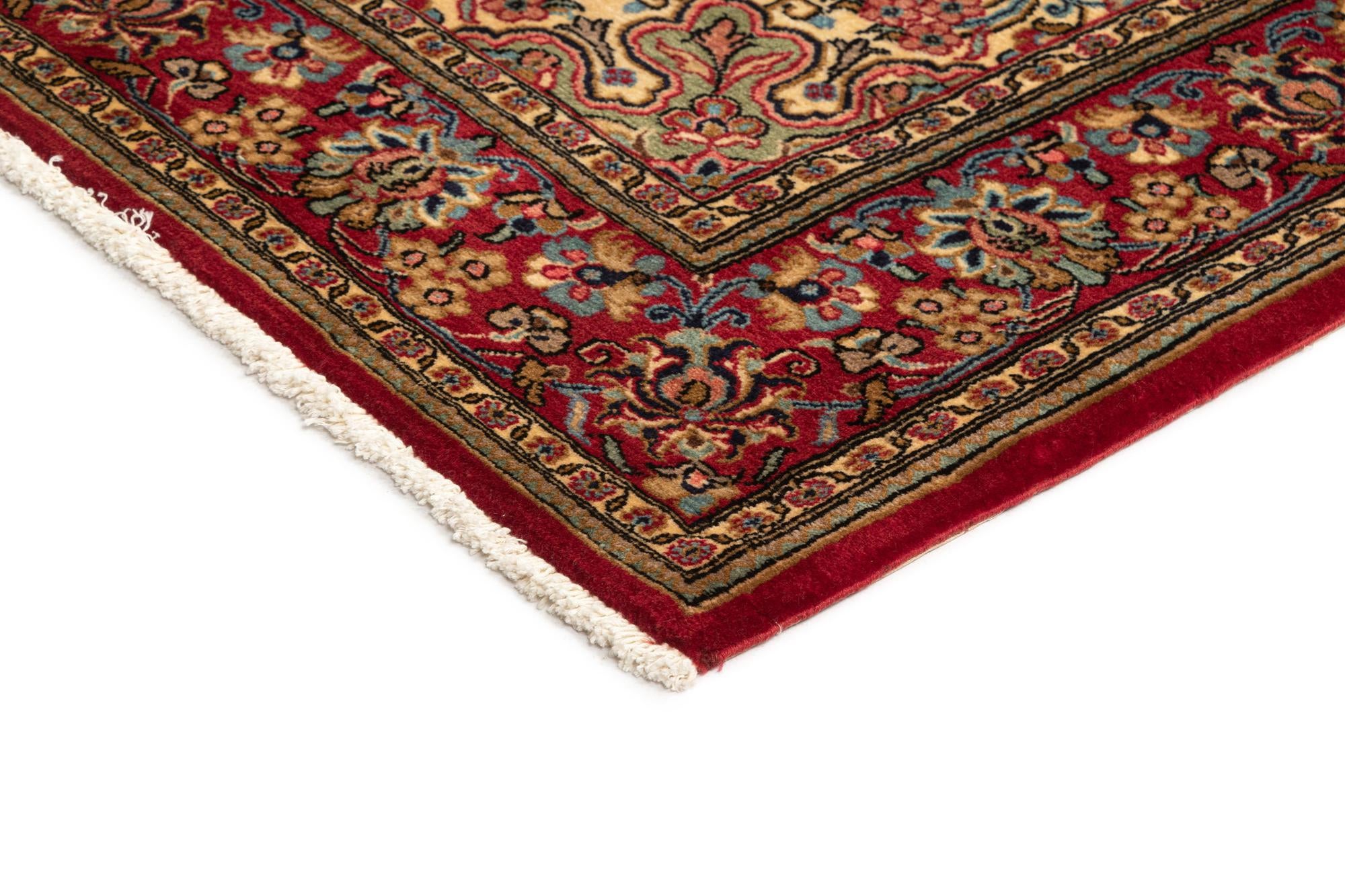 4' 8 x 6' 6 Hand Knotted Qom Persian Rug