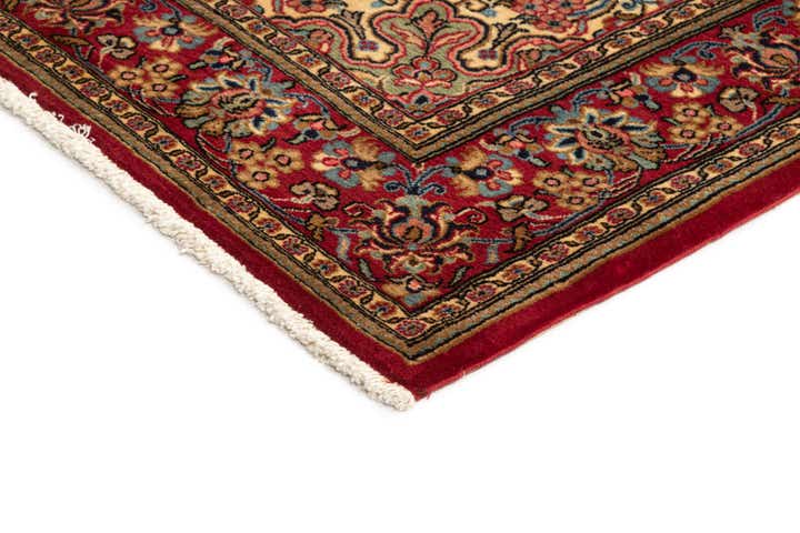 4' 8 x 6' 6 Hand Knotted Qom Persian Rug