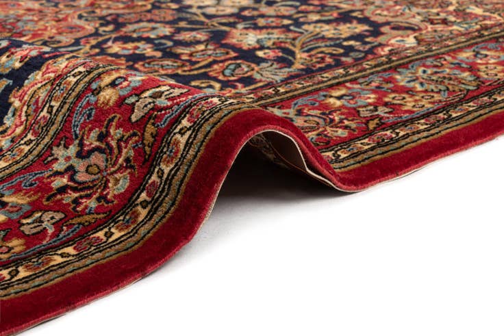 Detail image of 4' 8 x 6' 6 Hand Knotted Qom Persian Rug