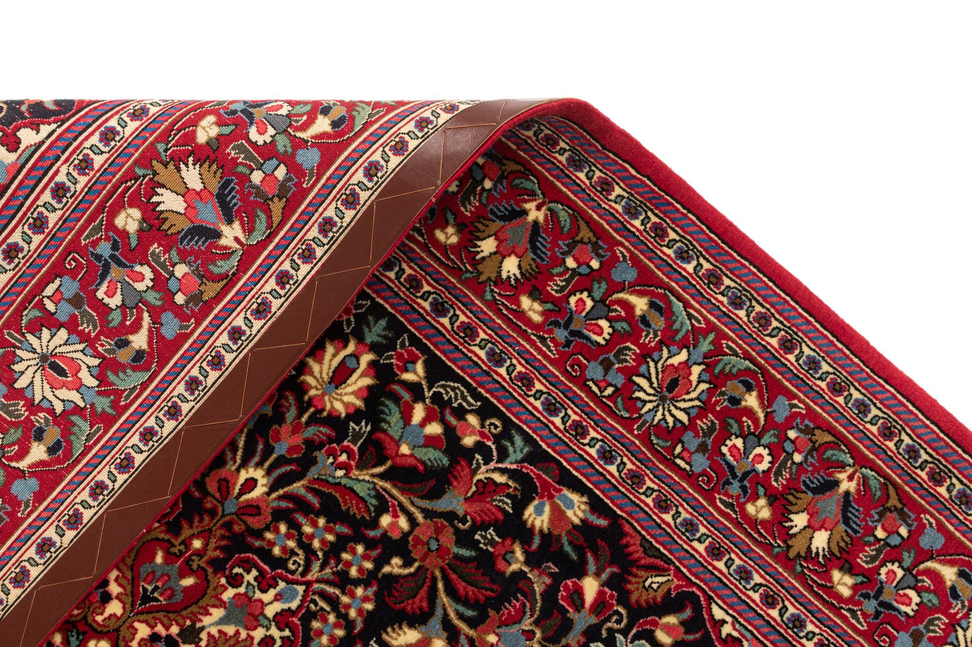 4' 8 x 6' 11 Hand Knotted Qom Persian Rug