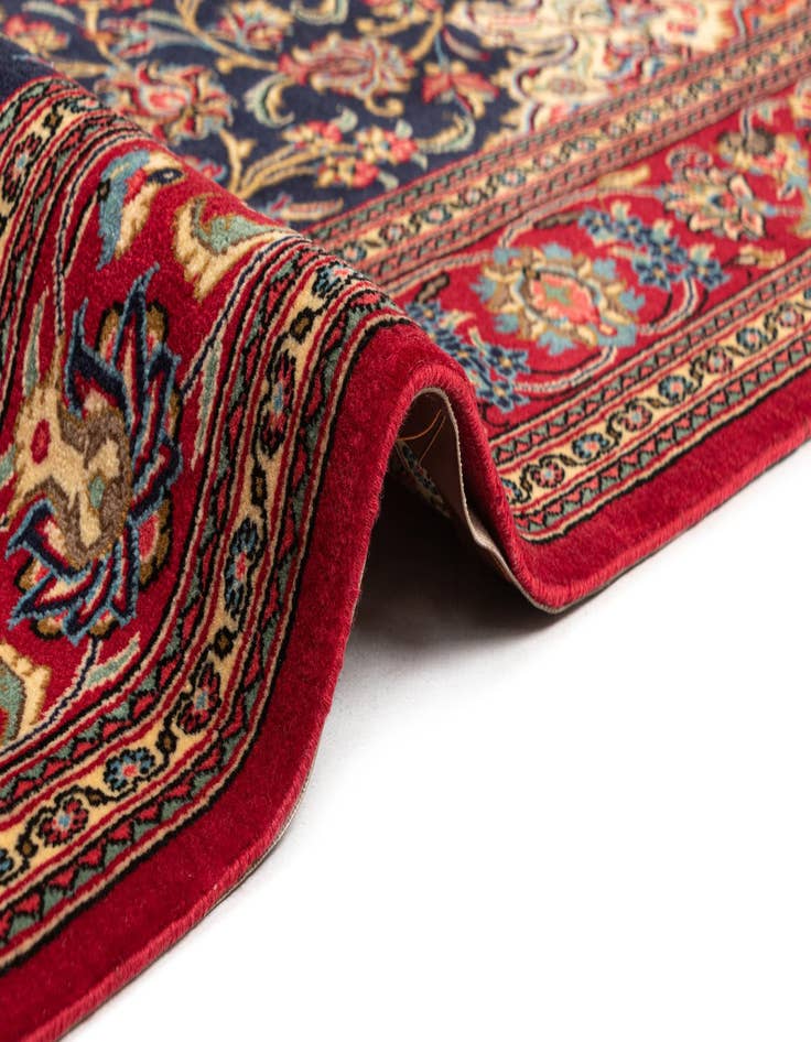Detail image of 4' 6 x 6' 9 Hand Knotted Qom Persian Rug