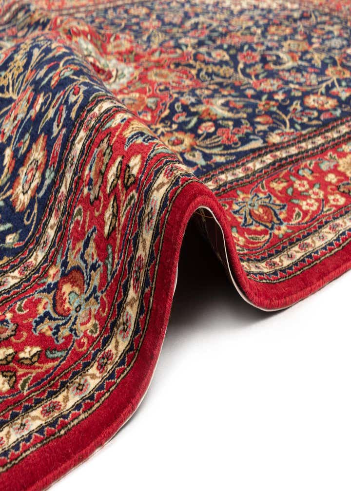 4' 9 x 7' 1 Hand Knotted Qom Persian Rug