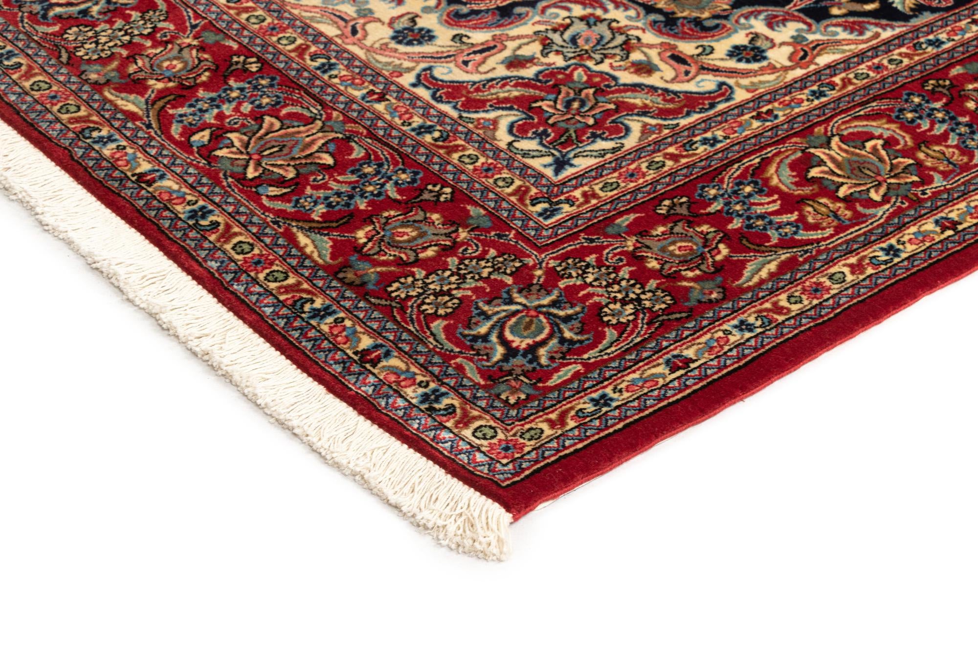 4' 6 x 7' 5 Hand Knotted Qom Persian Rug