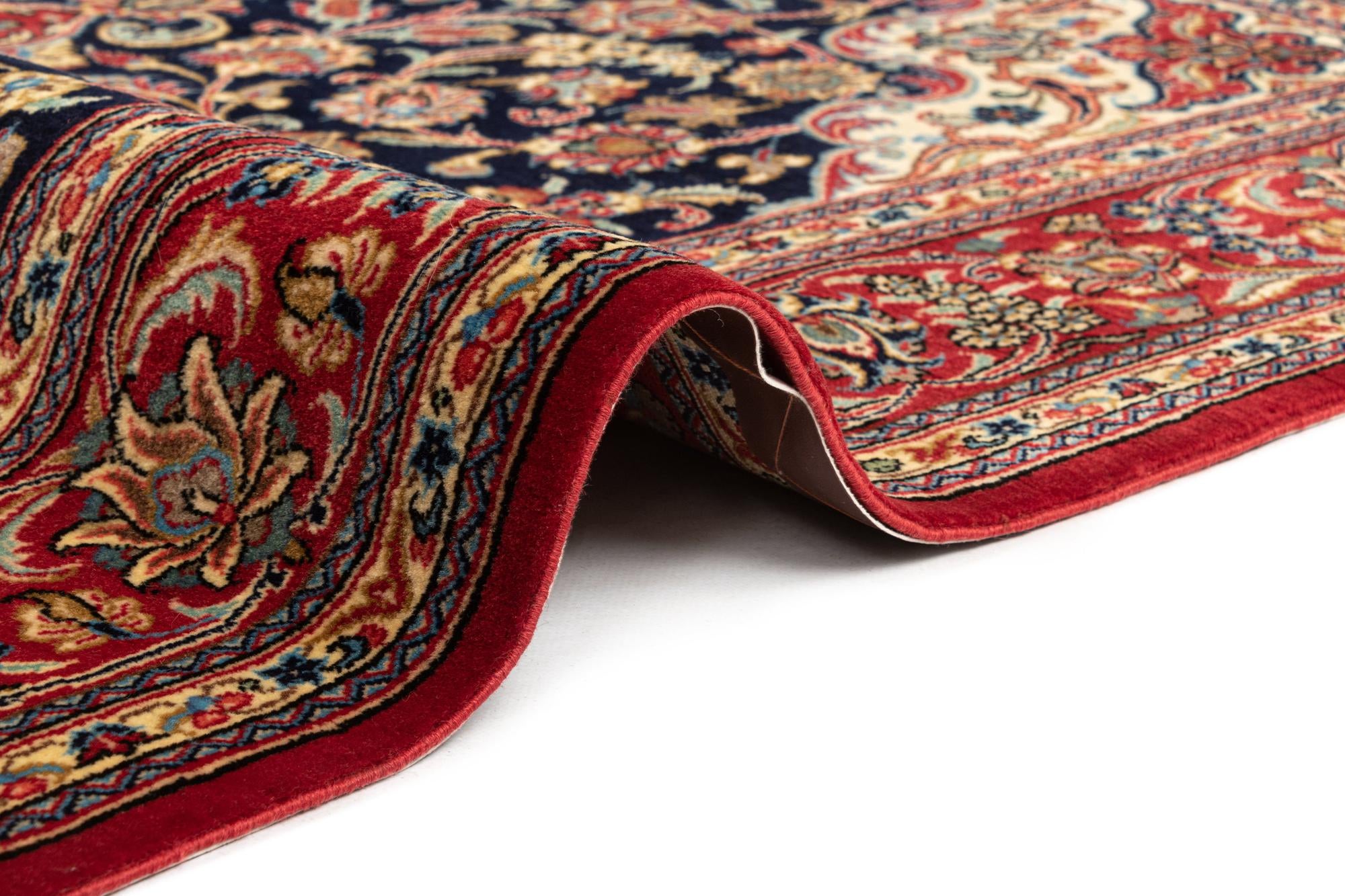 4' 6 x 7' 5 Hand Knotted Qom Persian Rug