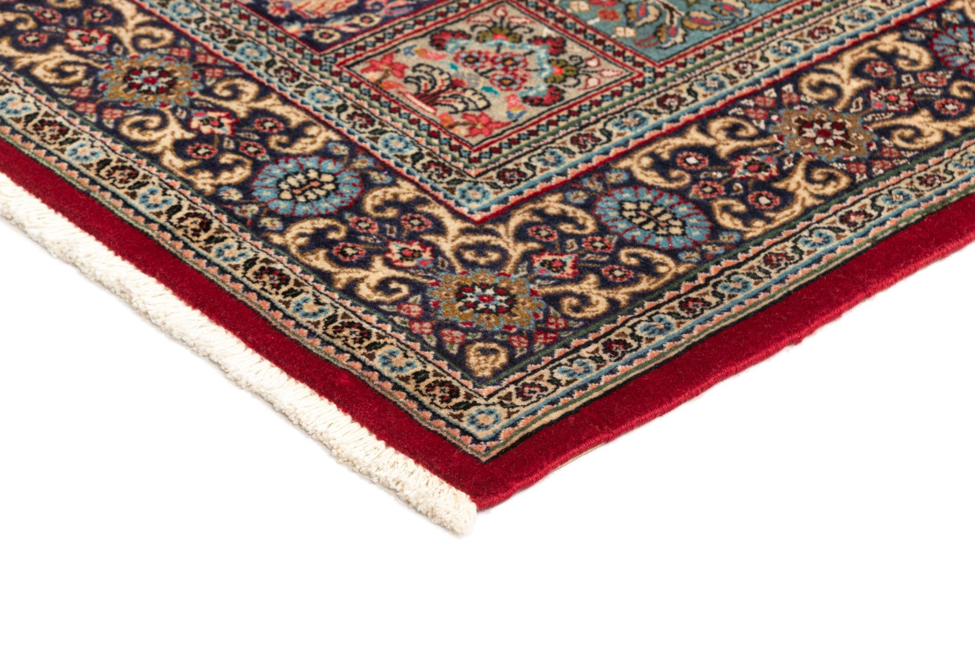 3' 5 x 4' 10 Hand Knotted Qom Persian Rug