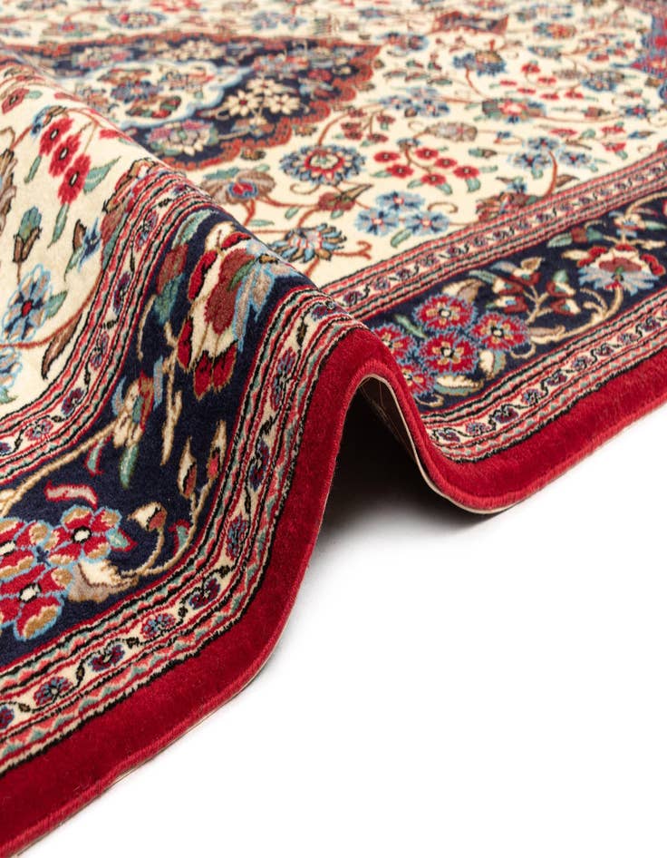 Detail image of 5' x 8' 3 Hand Knotted Qom Persian Rug