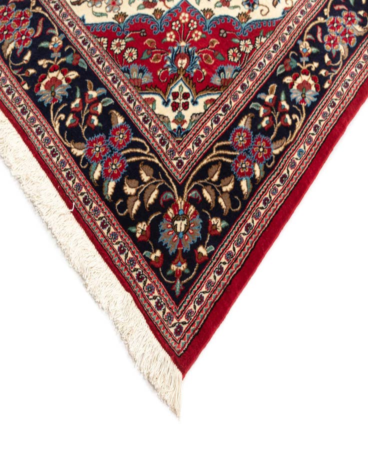 Detail image of 5' x 8' 3  Hand Knotted Qom Persian Rug