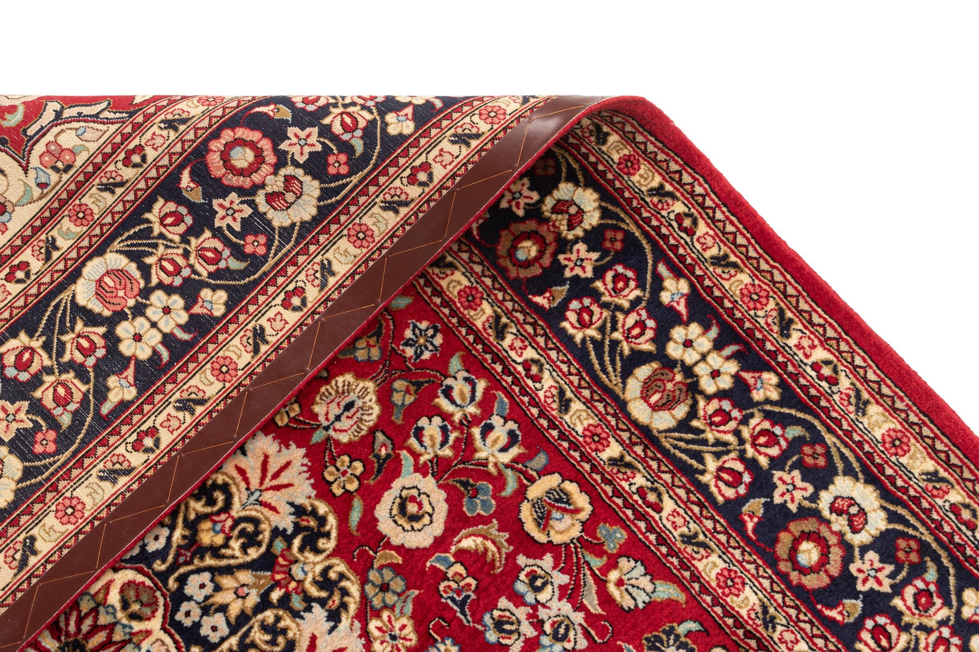5' x 7' 10 Hand Knotted Qom Persian Rug
