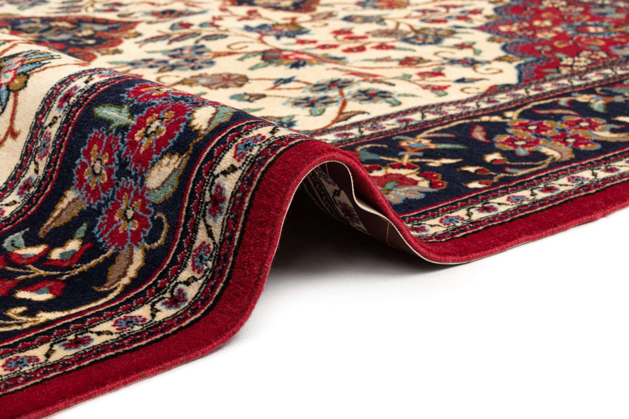 5' x 8' 6 Hand Knotted Qom Persian Rug